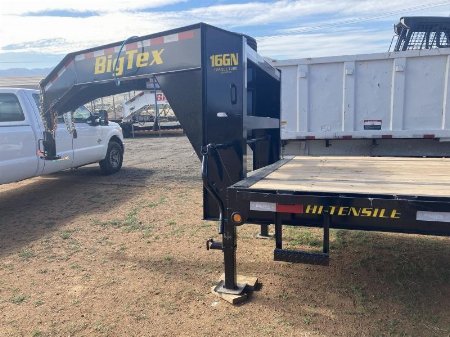 New 2024 BIG TEX TRAILERS 16GN-40 Flatbed Trailer