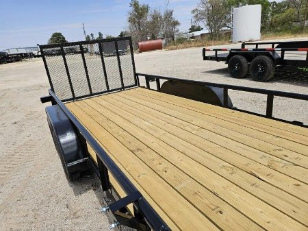 New 2024 Stanley 16' Utility Trailer with Gate