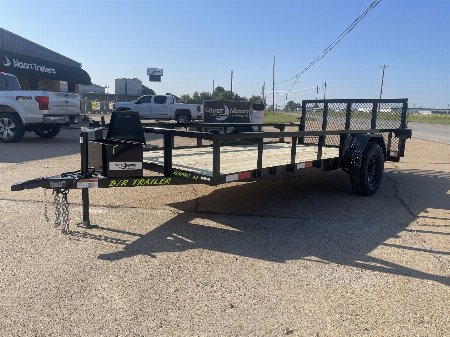 New 2024 B/R Trailers 76X14 SA Utility Trailer