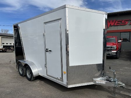 New 2024 ALCOM C 7X14 STEALTH ALL ALUMINUM Cargo / Enclosed Trailer