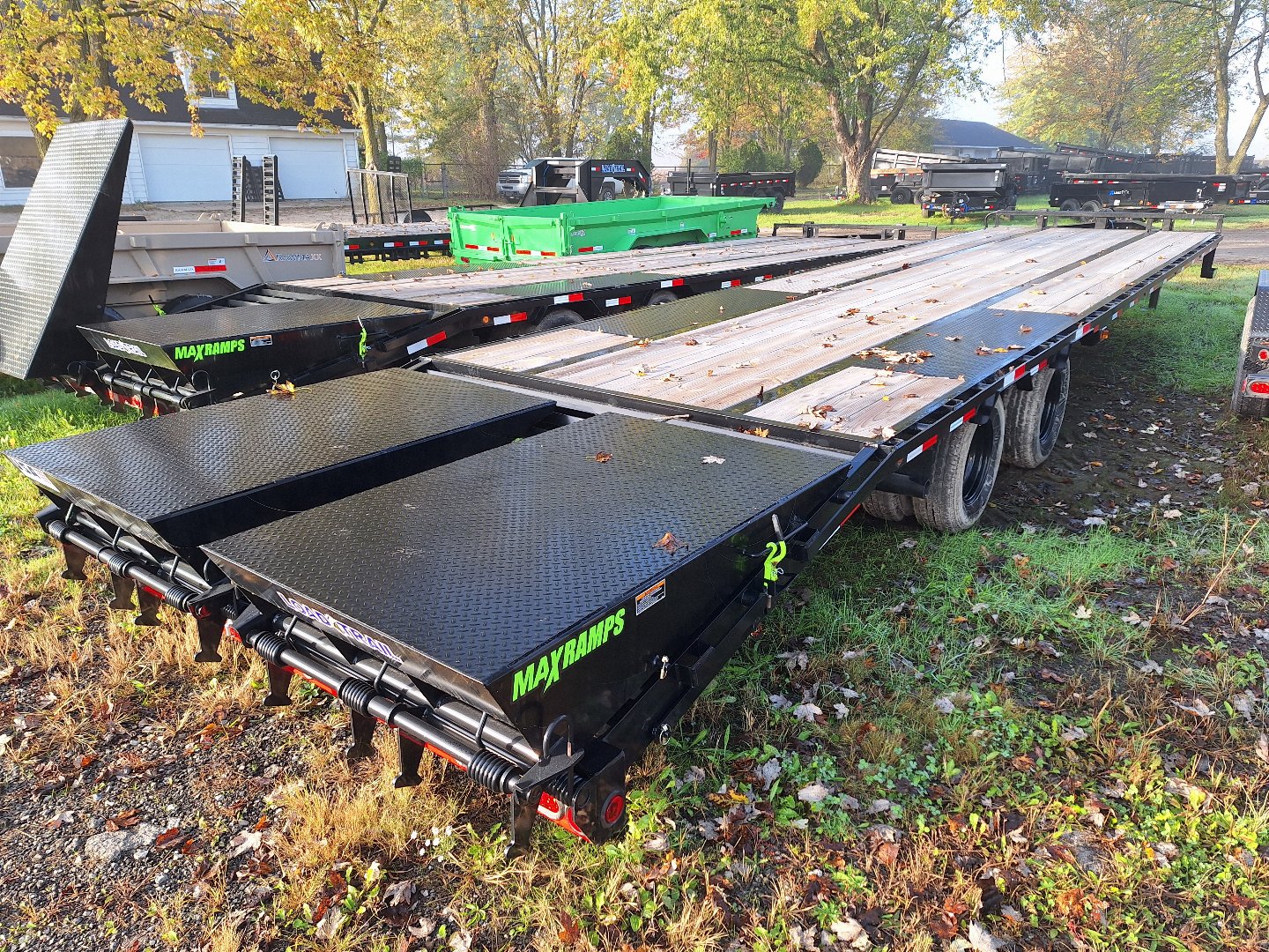 New 2023 Load Trail 102x36' Deckover Trailer W/Max Ramp, Frame Bridge