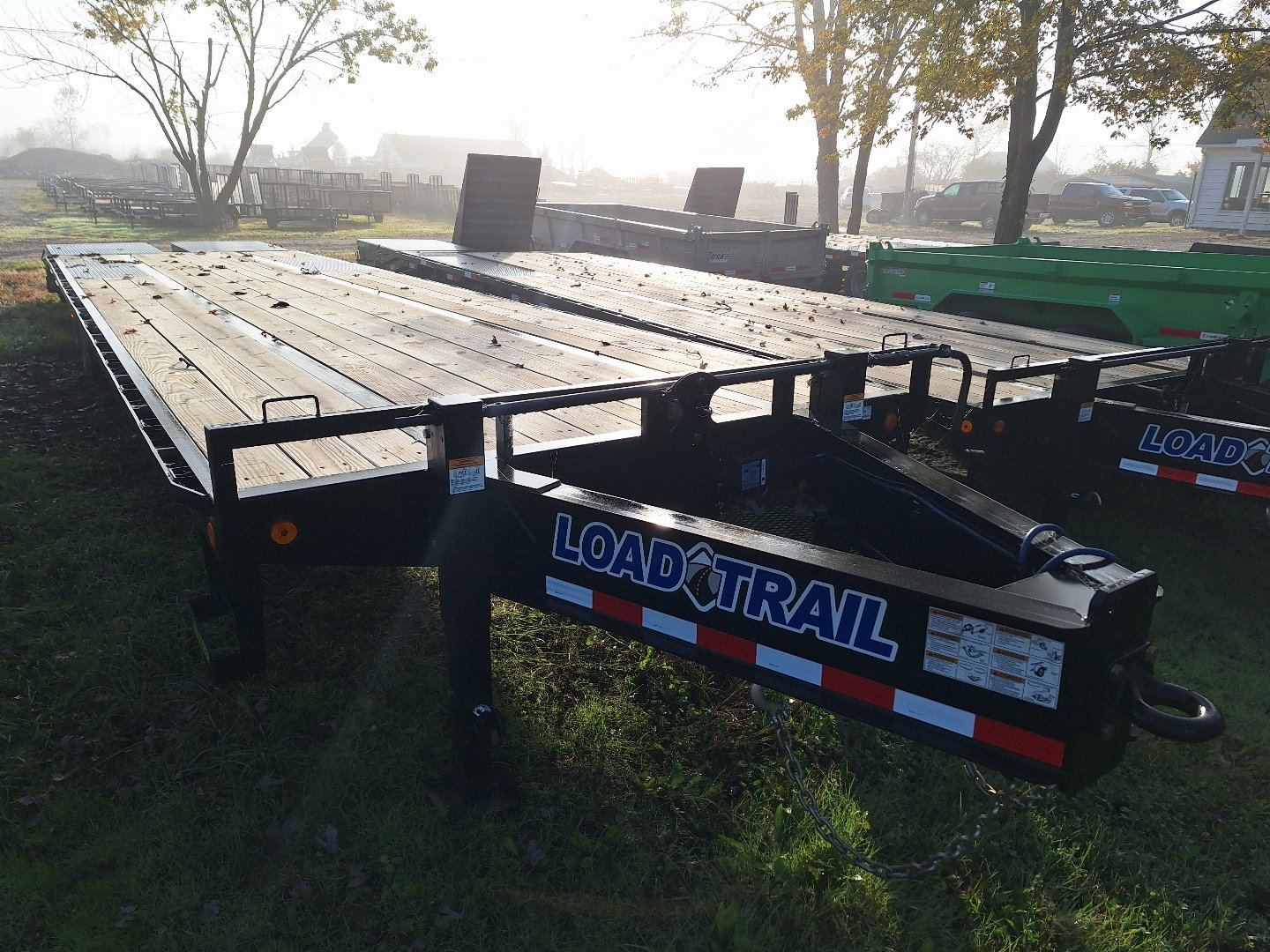 New 2023 Load Trail 102x36' Deckover Trailer W/Max Ramp, Frame Bridge