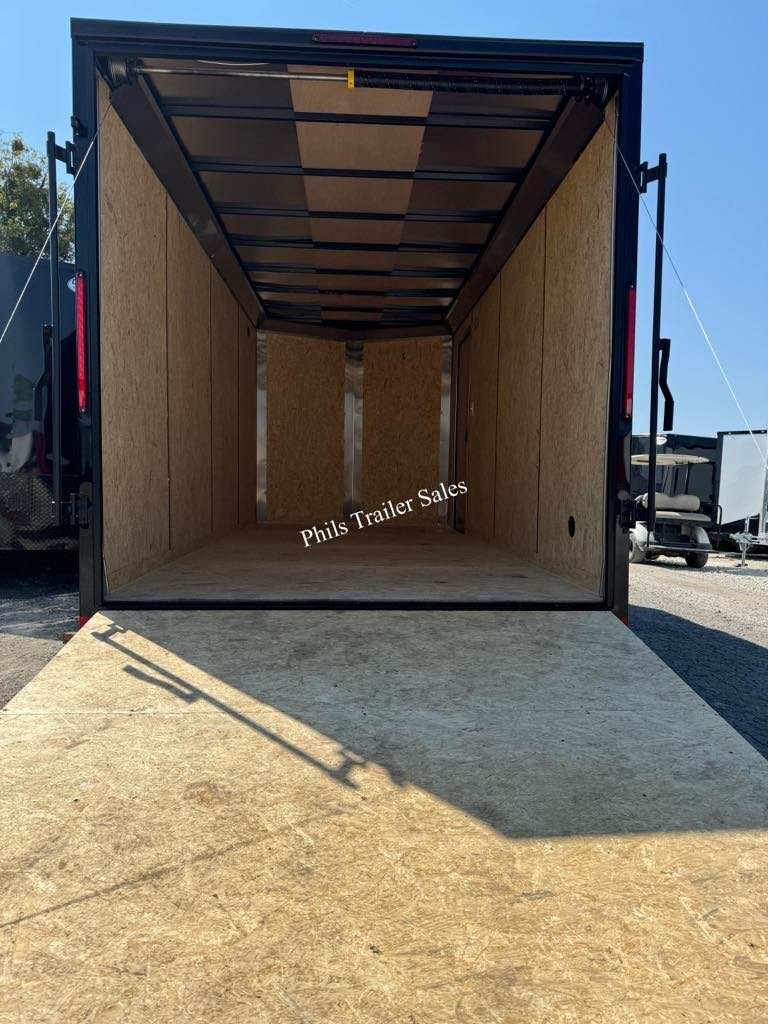 New 2025 PACE AMERICAN 7X14 Cargo / Enclosed Trailer SCREWLESS EXTERIOR