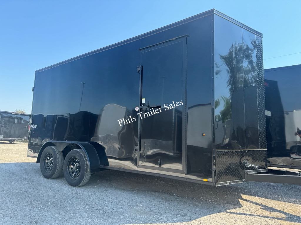 New 2025 PACE AMERICAN 7X14 Cargo / Enclosed Trailer SCREWLESS EXTERIOR