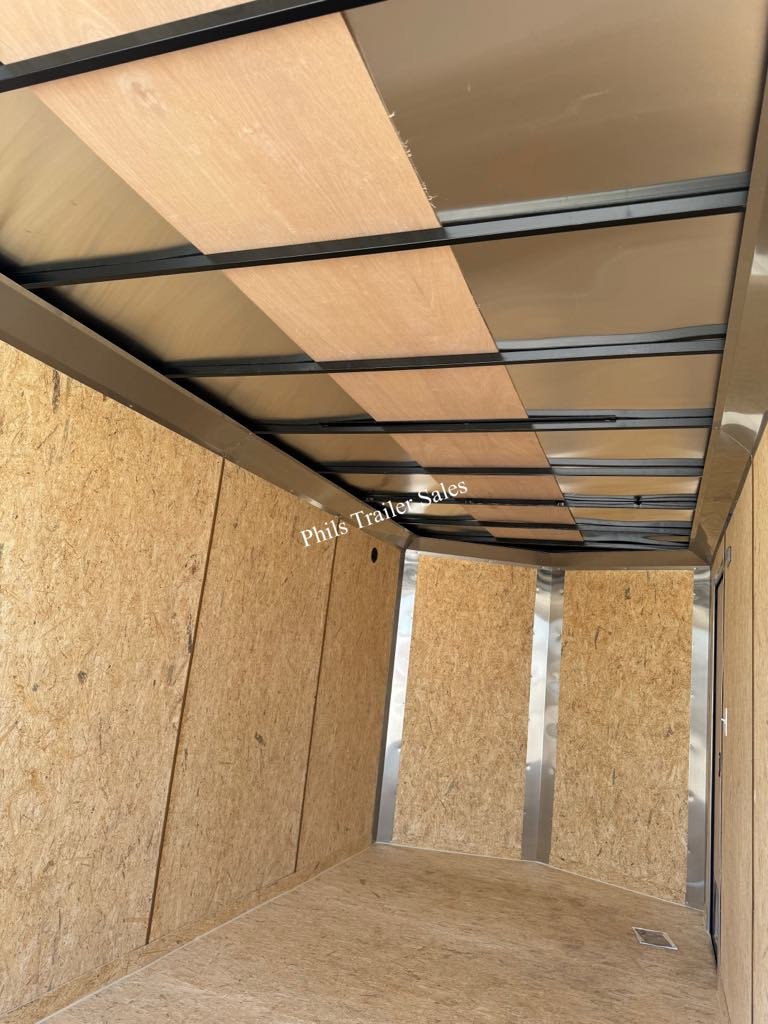New 2025 PACE AMERICAN 7X14 Cargo / Enclosed Trailer SCREWLESS EXTERIOR