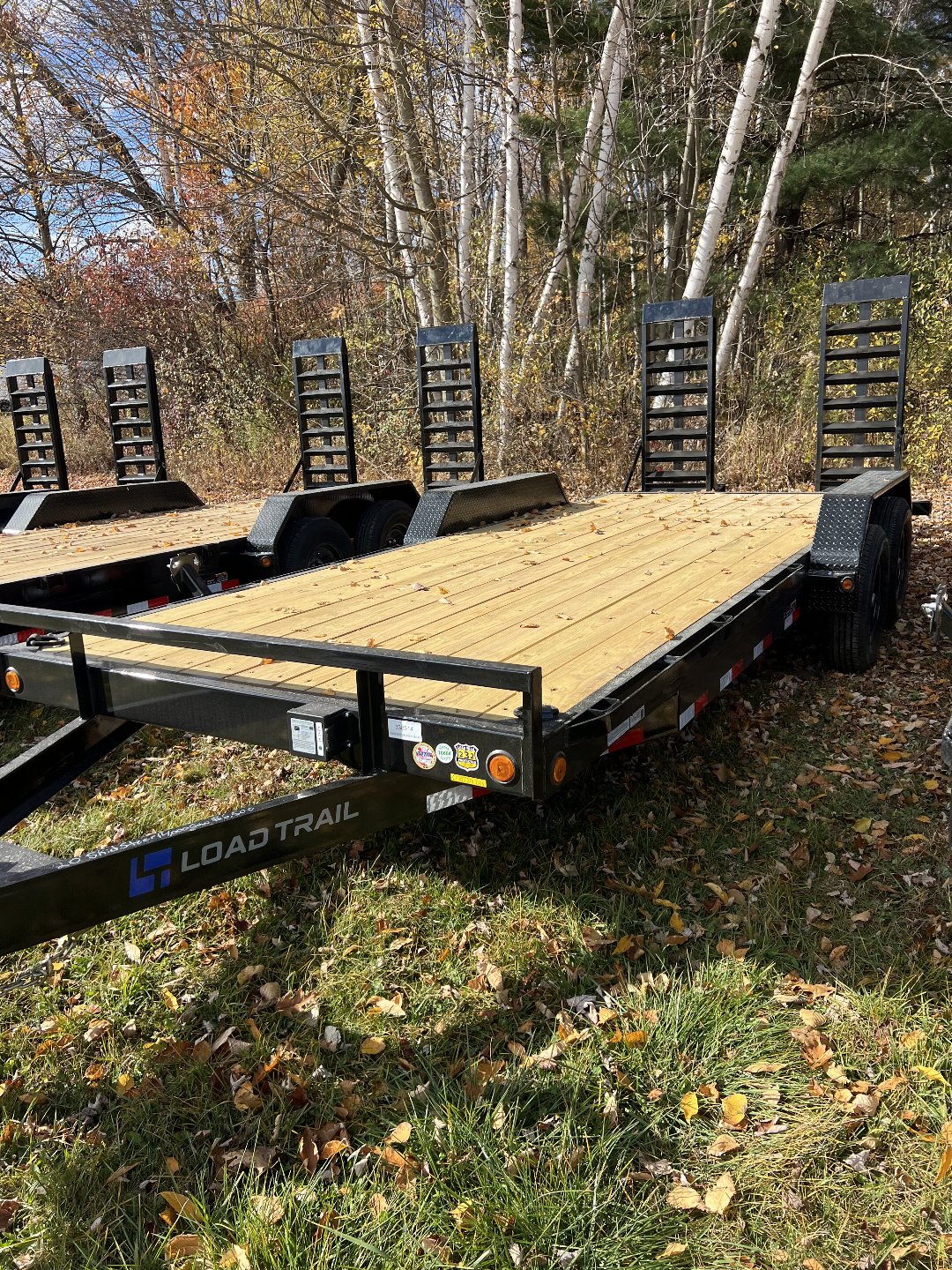 New 2025 Load Trail 20' 14K WITH RUB RAIL Equipment Trailer Edmore