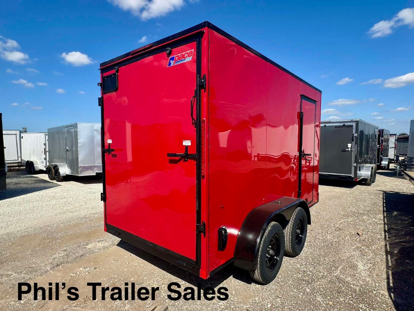 New 2025 Pace American 6x12 SCREWLESS EXTERIOR Cargo / Enclosed Trailer