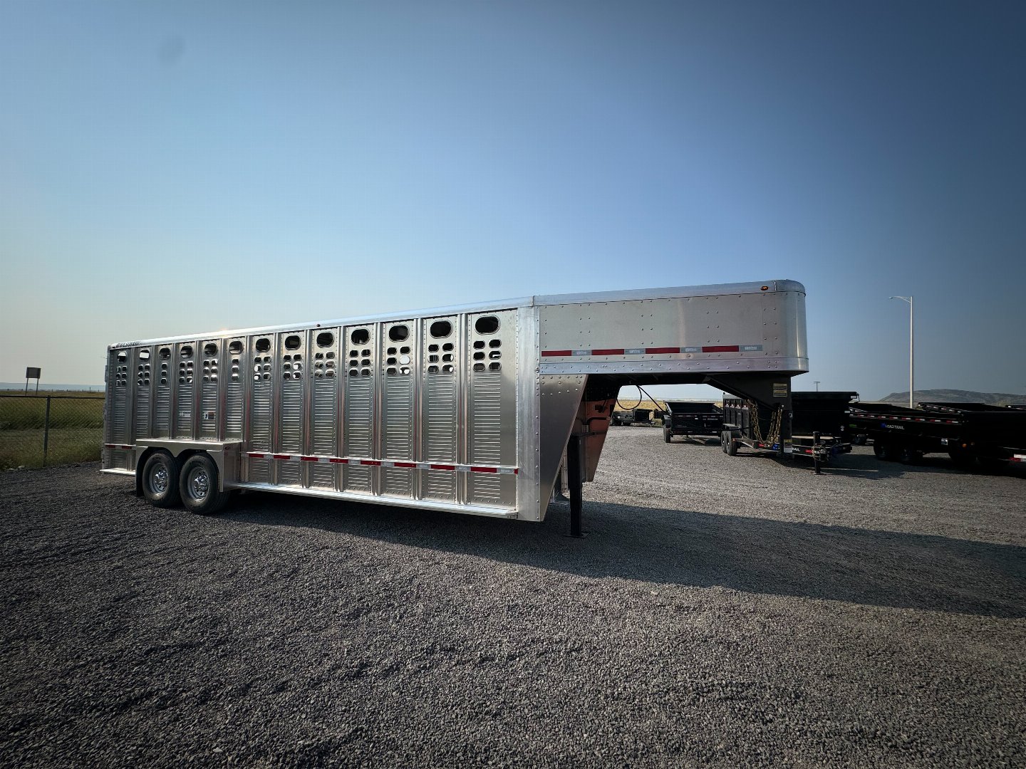 New 2025 WILSON 24' RANCH HAND STOCK TRAILER Three Forks Montana