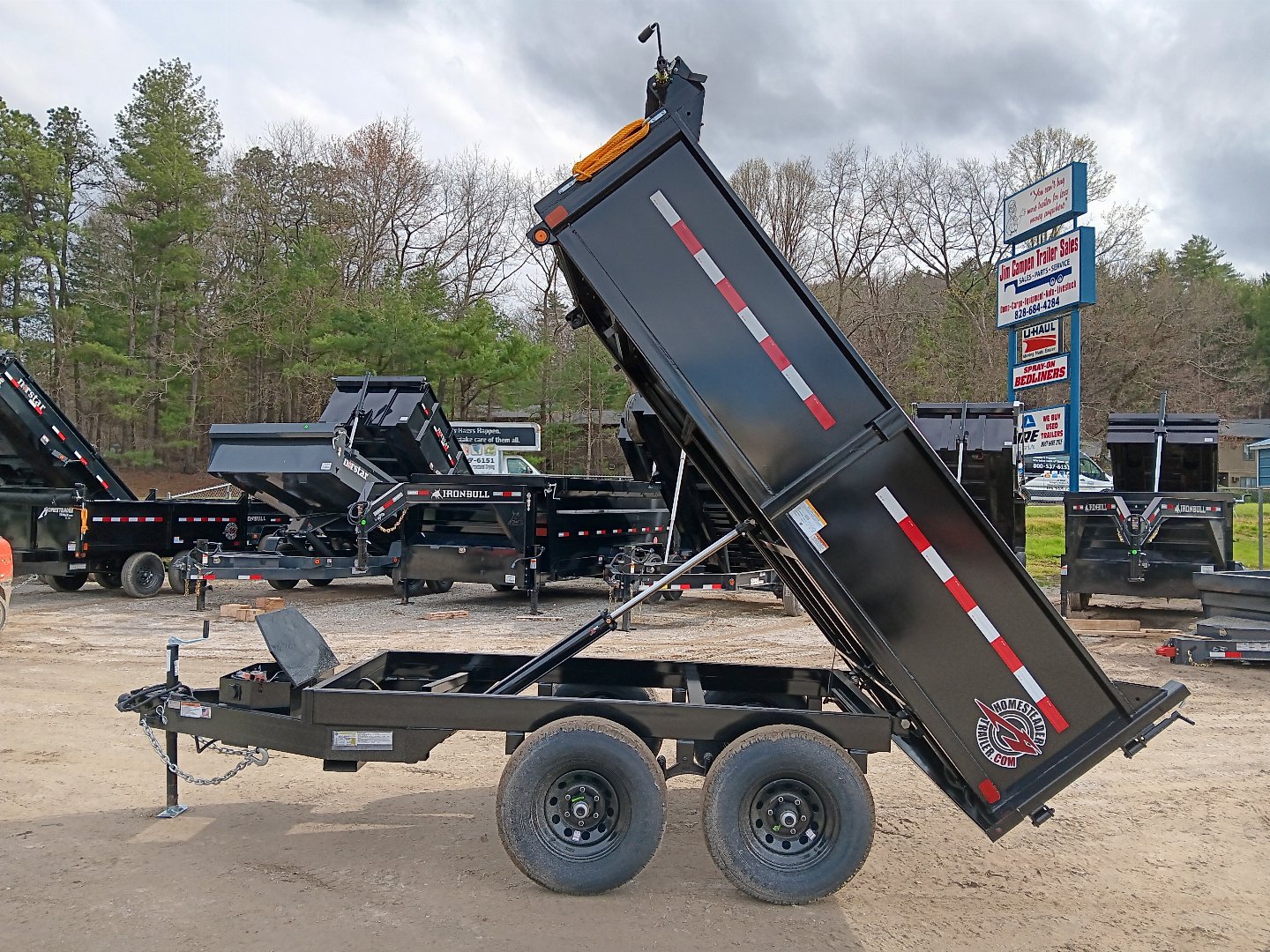 New 2025 HOMESTEADER 610LB SERIES/ 6X10 DUMP TRAILER / 3500 Electric