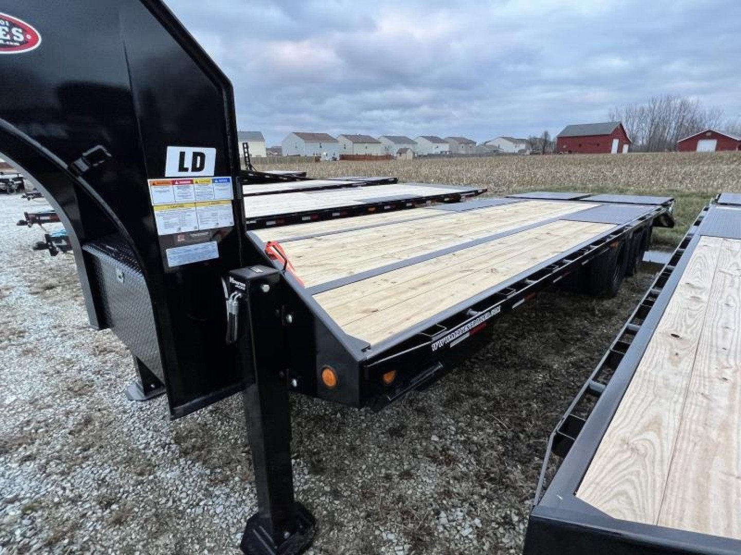 New 2025 PJ TRAILERS LD252 Equipment Trailer 102X25 FLIP-OVER MONSTER RAMPS (GVW:25000)