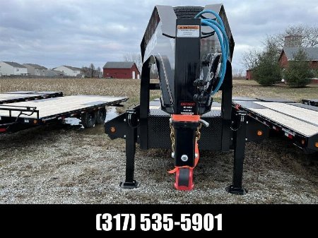 New 2025 PJ TRAILERS LD252 Equipment Trailer 102X25 FLIP-OVER MONSTER RAMPS (GVW:25000)