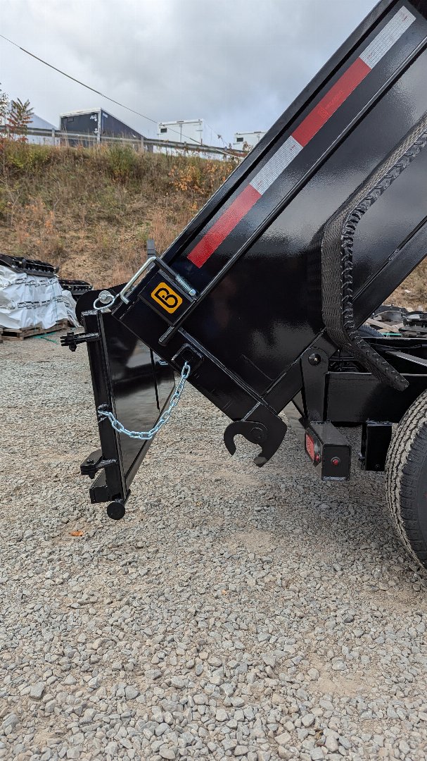 New 2025 Belmont 6x12 Lo Pro Equipment Dump w/ 3 Way Gate Mount