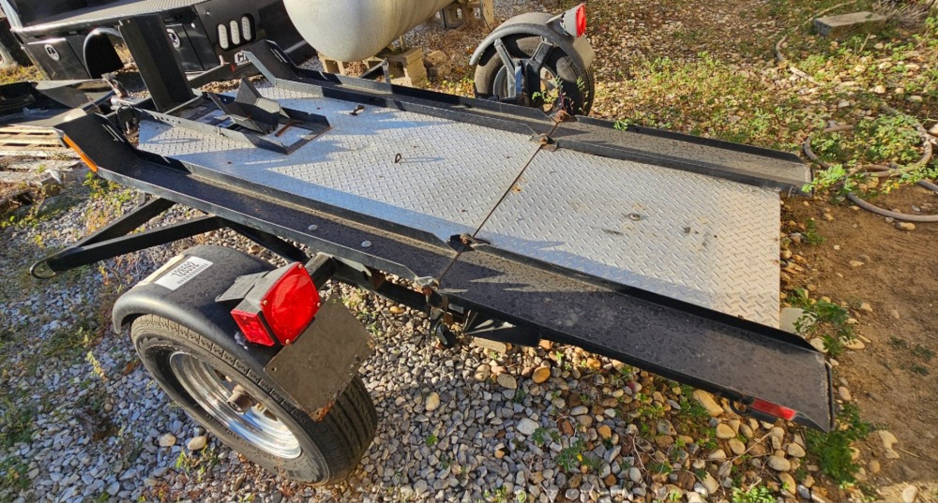 Used 1997 Kendon Standup Bike Transport Motorcycle Trailer