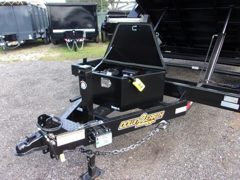 New 2024 Down 2 Earth Trailers D2E 7X14 7TON DUMP TRAILER
