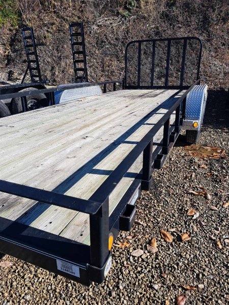 Used 2016 PJ Trailers U8 83" x 20' Utility Trailer Two Brake
