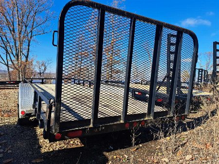 Used 2016 PJ Trailers U8 83" x 20' Utility Trailer Two Brake