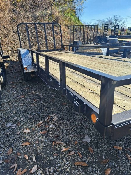 Used 2016 PJ Trailers U8 83" x 20' Utility Trailer Two Brake