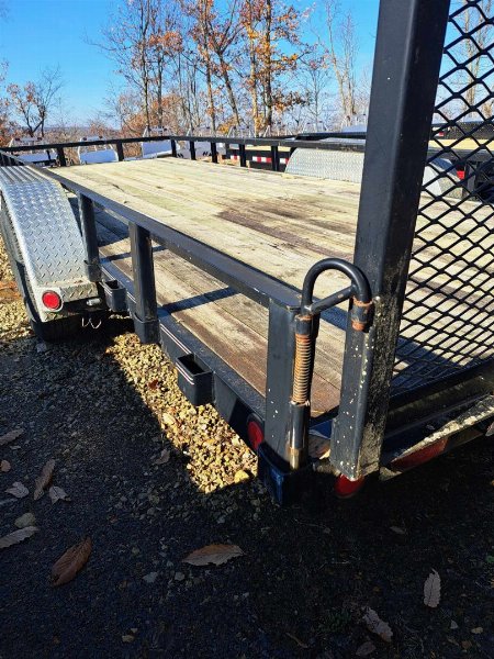 Used 2016 PJ Trailers U8 83" x 20' Utility Trailer Two Brake