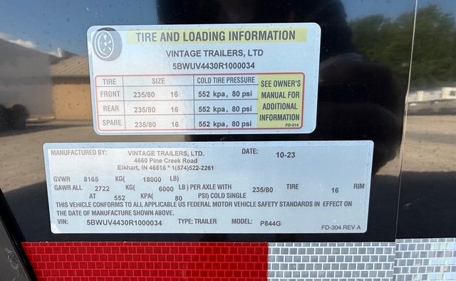 New 2024 VINTAGE 8.5 X 44 RACE TRAILER