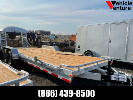 New 2022 7x24 Aluminum Heavy Equipment Hauler by Legend Premium Trailers, GVWR,14000lbs