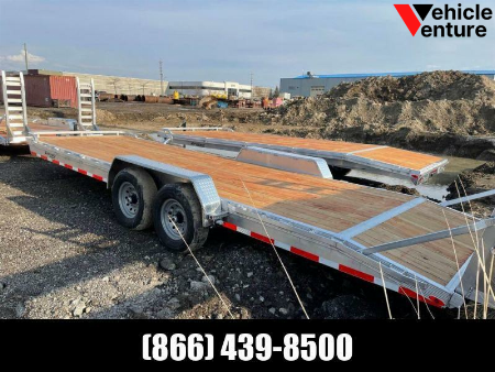 New 2022 7x24 Aluminum Heavy Equipment Hauler by Legend Premium Trailers, GVWR,14000lbs