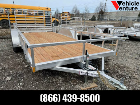 New 2022 7x16 Aluminum Legend Utility Trailer