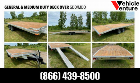 New 2022 8.5x20 General Duty Aluminum Deckover by Legend Premium Trailers, GVWR,7000lbs