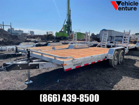 New 2022 7x20 Aluminum Heavy Equipment Hauler by Legend Premium Trailers GVWR: 14000lbs