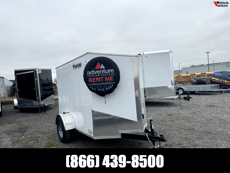 Used 5X8 Enclosed Rental Trailer