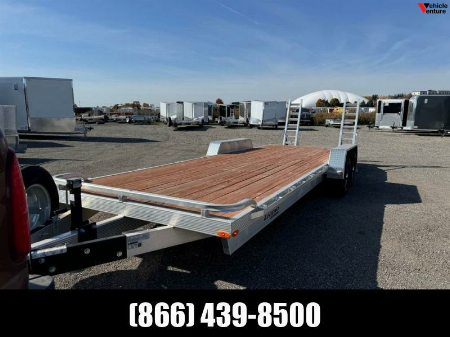 Used 7X24 Open Equipment Hauler Rental Trailer