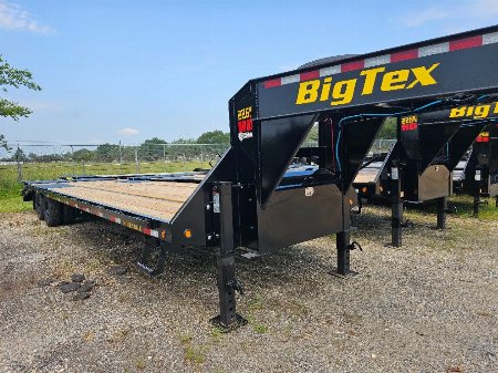 New 2025 Big Tex Trailers 22GN-30D5A-MRBK Flatbed Trailer