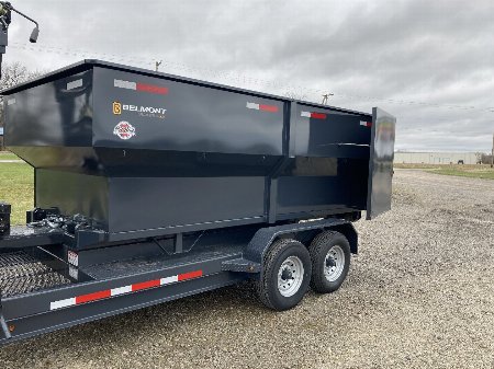 New 2024 Belmont Roll Off Dump Trailer 3 Bin Package