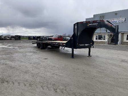 New 2024 Belmont 35' Deckover Gooseneck Hydraulic Dovetail