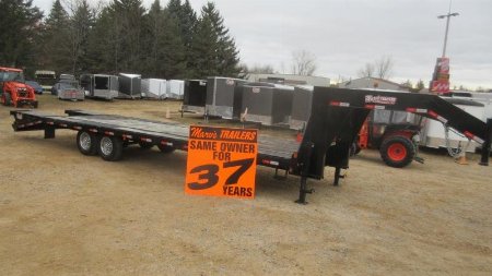 New 2023 Liberty Gooseneck Deckover Equipment Trailer