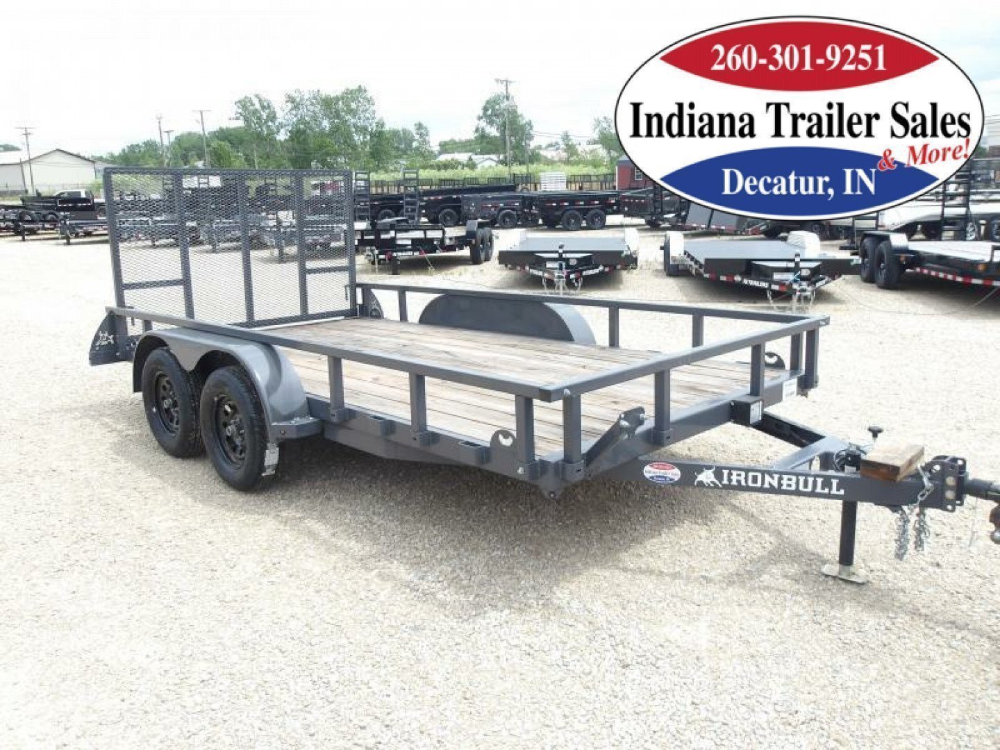 New 2024 Iron Bull 83x14 UTB8314032 Utility Trailer