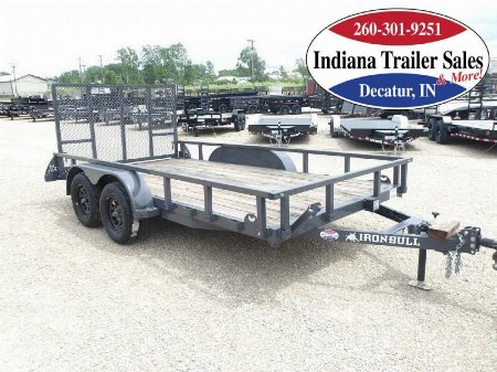 New 2024 Iron Bull 83x14 UTB8314032 Utility Trailer
