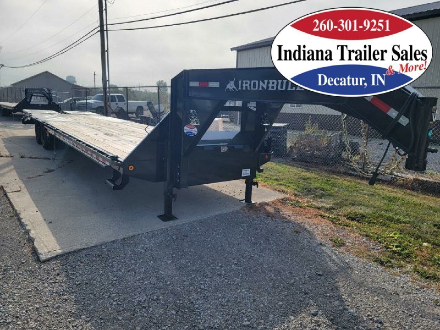 New 2024 Iron Bull 102x36 FLG0236122 Flatbed Trailer