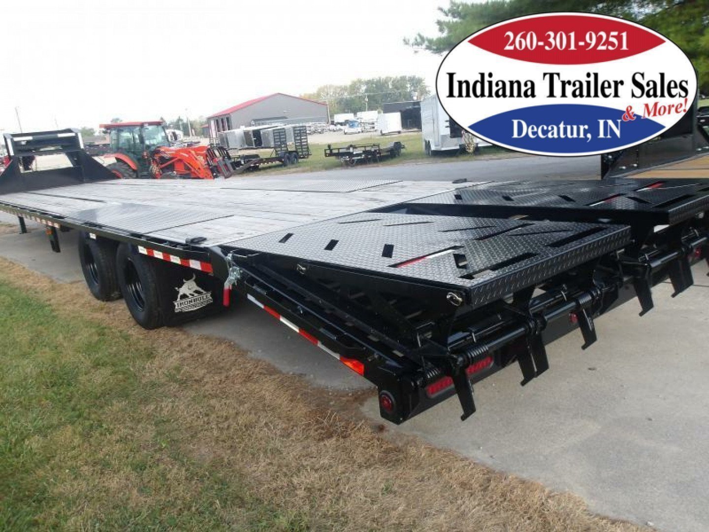 New 2024 Iron Bull 102x36 FLG0236122 Flatbed Trailer