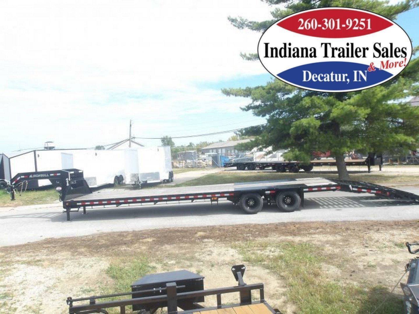 New 2024 Iron Bull 102x36 FLG0236122 Flatbed Trailer