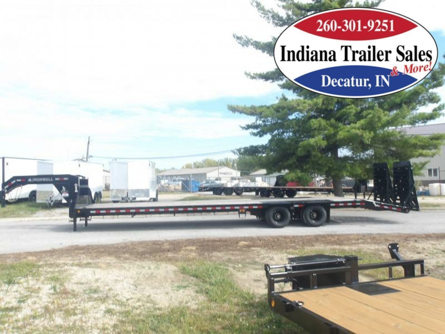 New 2024 Iron Bull 102x36 FLG0236122 Flatbed Trailer