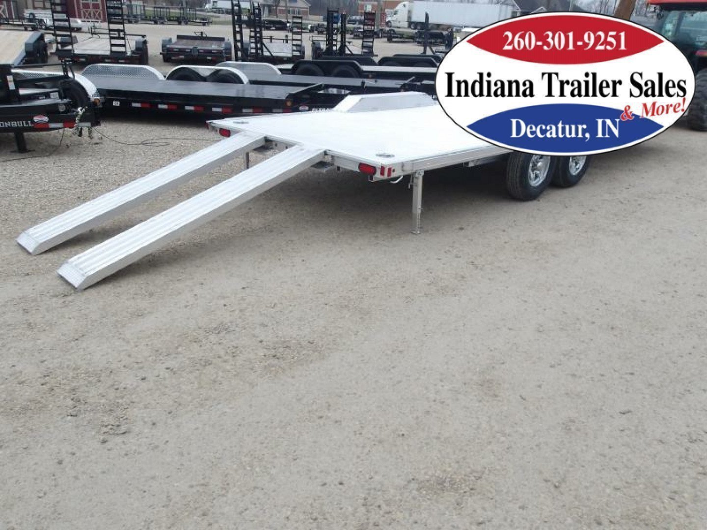 New 2025 Aluma 8x22 WB22H-TA-EL Car Hauler Trailer