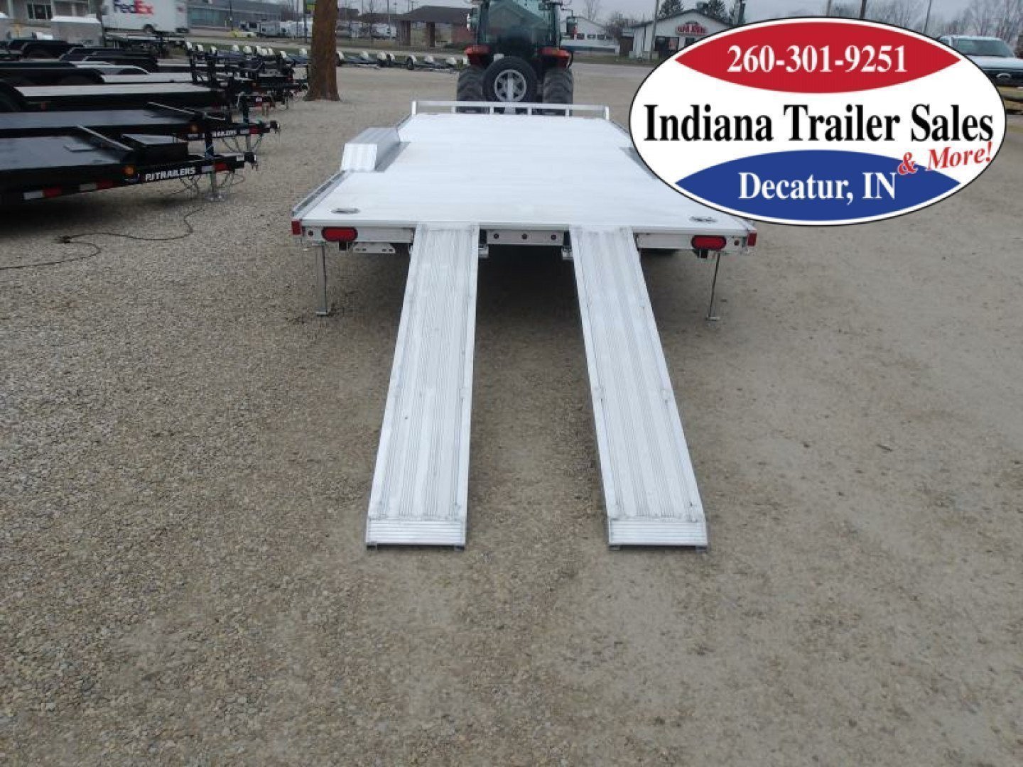 New 2025 Aluma 8x22 WB22H-TA-EL Car Hauler Trailer