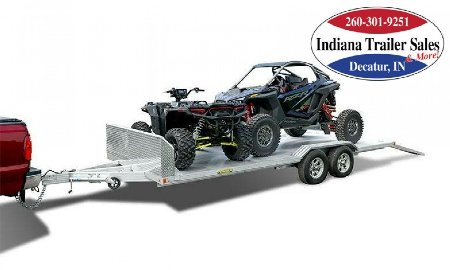 New 2025 Aluma 8x22 WB22H-TA-EL Car Hauler Trailer