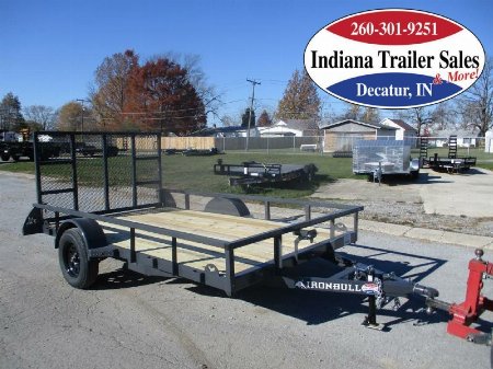 New 2024 Iron Bull 83x12 UTB8312031 Utility Trailer