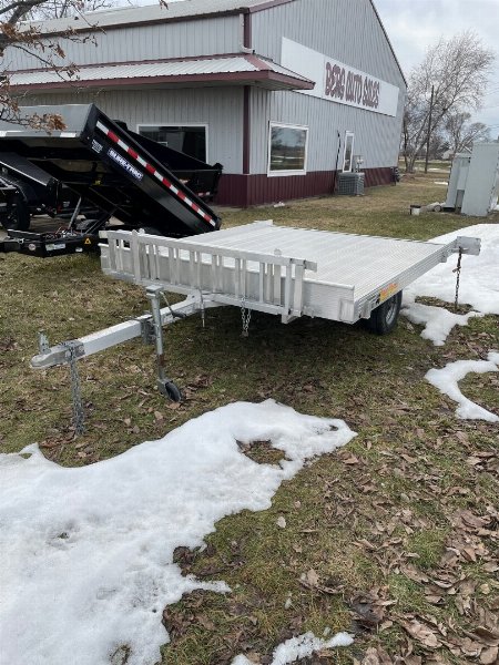 Used 2016 Bear Track 82x102 Aluminum Deckover Deckover Trailer