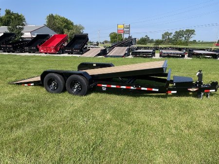 New 2024 H&H Trailers 82x20 Gravity Tilt Tilt Trailer