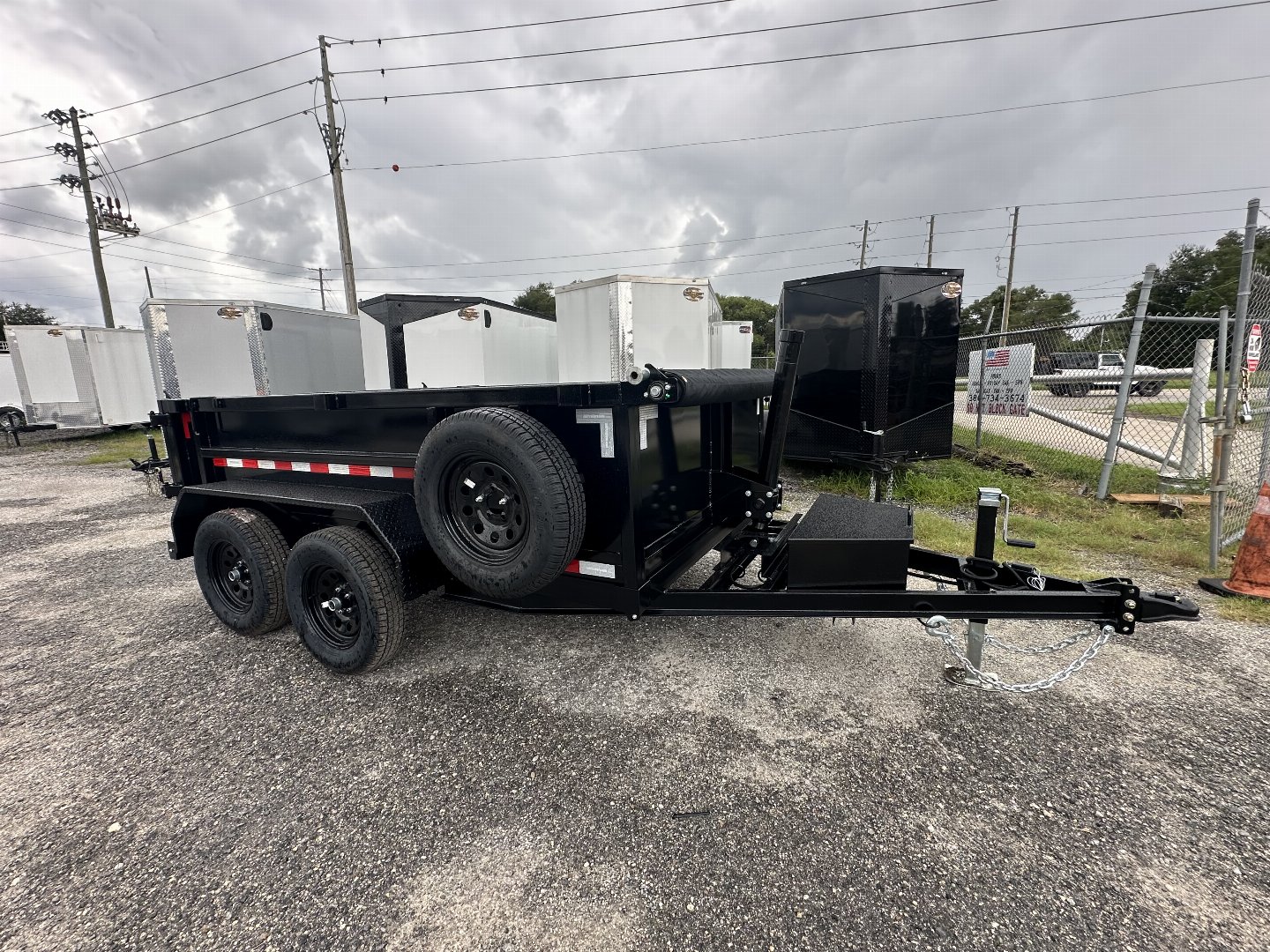 New 2025 AMP Trailers 6X10 AMP DUMP TRAILER
