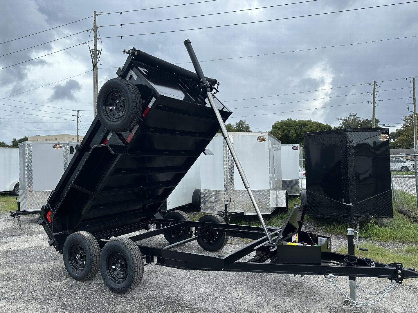 New 2025 AMP Trailers 6X10 AMP DUMP TRAILER