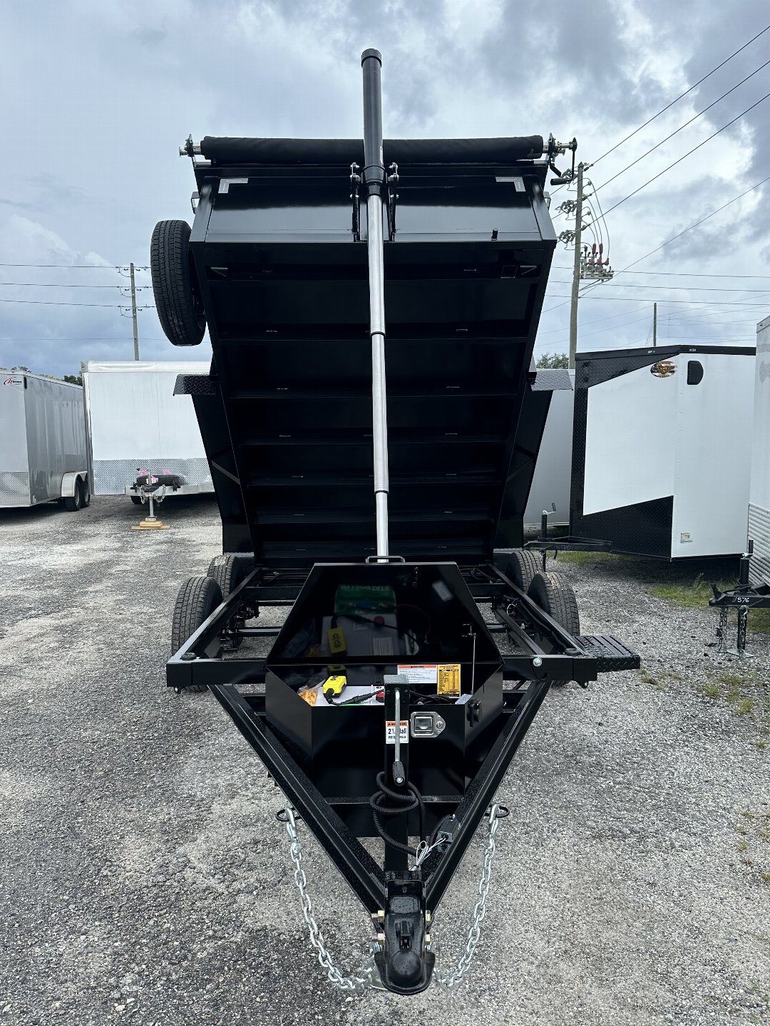 New 2025 AMP Trailers 6X10 AMP DUMP TRAILER