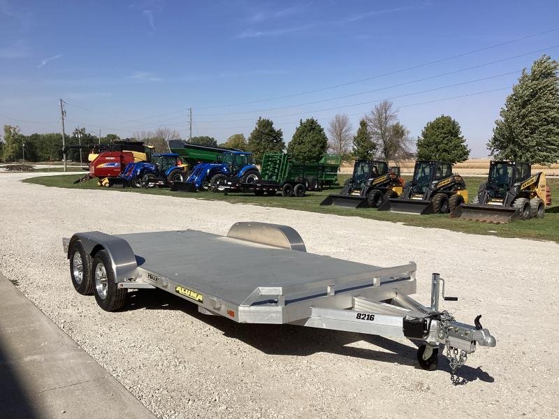 New 2023 Aluma 8216TA-EL-R-RTD Utility Trailer